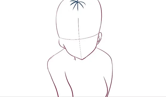 تعلم رسم شعر الانمي من عدة زوايا لرسامي الانمي مع سمر ارت