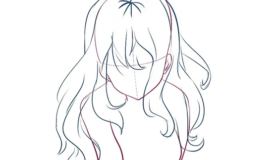 تعلم رسم شعر الانمي من عدة زوايا لرسامي الانمي مع سمر ارت