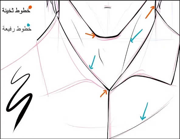 خطوات رسم شاب انمي من التخطيط وحتى التلوين