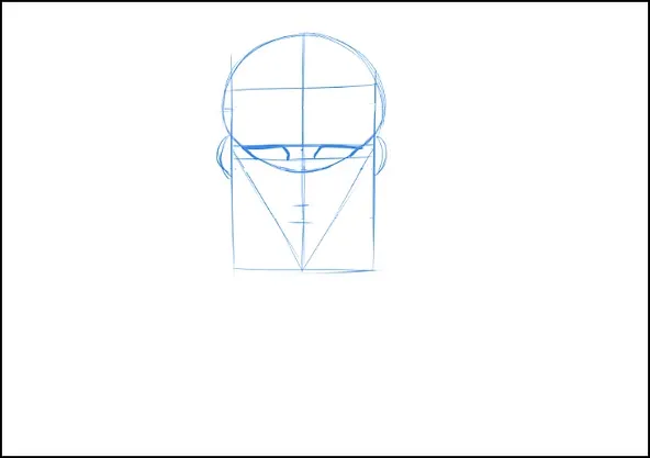خطوات رسم شاب انمي من التخطيط وحتى التلوين