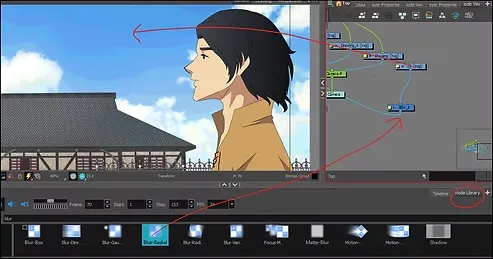 تحريك شاب انمي وسيم ببرنامج تون بوم هارموني سمر ارت