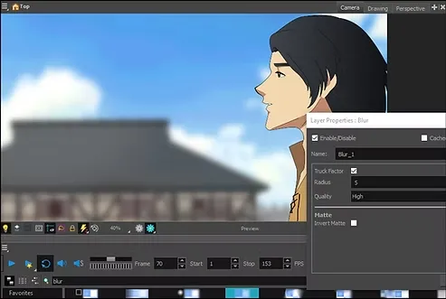تحريك شاب انمي وسيم ببرنامج تون بوم هارموني سمر ارت