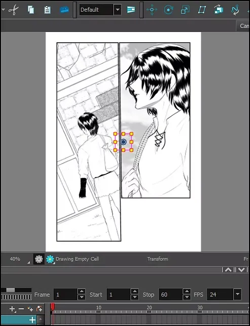 تحريك شاب انمي وسيم ببرنامج تون بوم هارموني سمر ارت