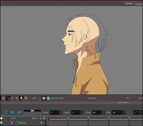 تحريك شاب انمي وسيم ببرنامج تون بوم هارموني سمر ارت