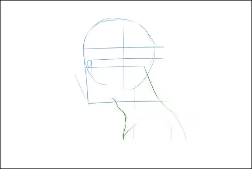 رسم وجه انمي من الجانب بالصور بطريقة محترفي الانمي مع سمر ارت