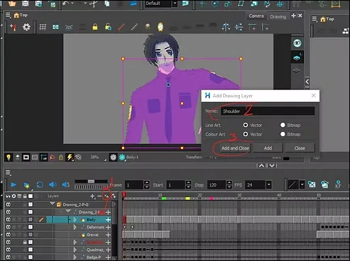 تحريك بطل الانمي و إكسسواراته بدون رسم الفريمات سمر ارت