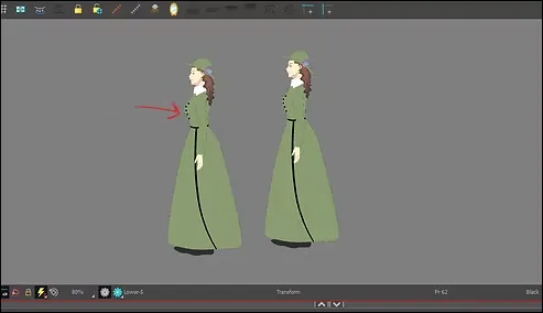 تحريك أشخاص انمي يمشون دون رسم أو فريمات بسهولة samar art