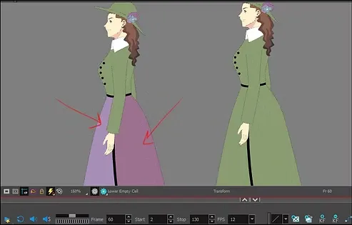تحريك أشخاص انمي يمشون دون رسم أو فريمات بسهولة samar art