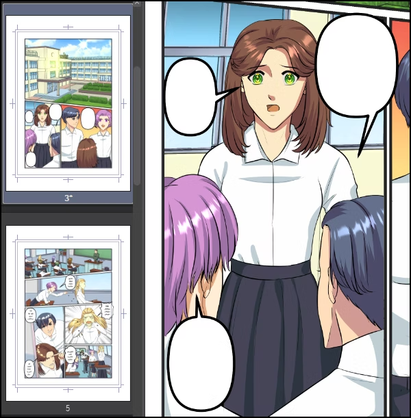أضف لمعان شعر الانمي للويبتون و المانجا webtoon hair highlights