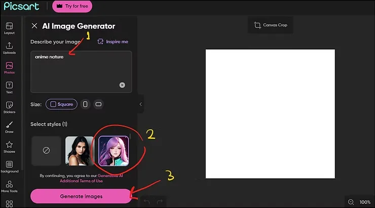 الذكاء الاصطناعي للانمي حول خلفيات الانميات لرسومات مبهرة