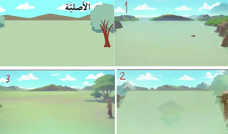 الذكاء الاصطناعي للانمي حول خلفيات الانميات لرسومات مبهرة