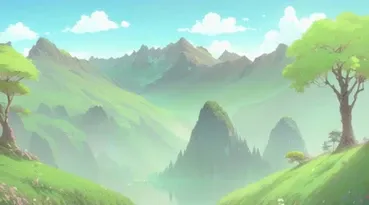 الذكاء الاصطناعي للانمي حول خلفيات الانميات لرسومات مبهرة