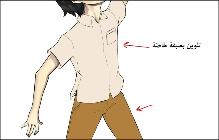 تلوين الملابس الخاصة بالانمي: نصائح وتقنيات لتلوين فنّي سمر ارت