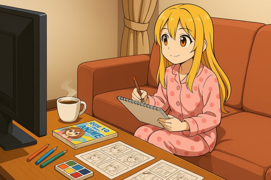 كيفية صقل مهارات رسم الانمي الخاصة بك يومياً samar art animroutline