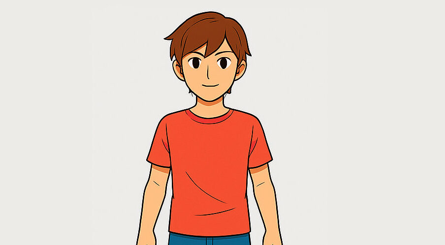 كيفية رسم جسم الذكور بطريقة الانمي مع سمر ارت