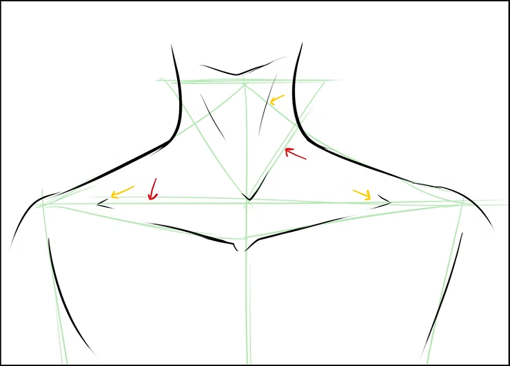 تعلم رسم الرقبة الخاصة بشخصيات الانمي دليل بالصور مع سمر ارتneck drawing