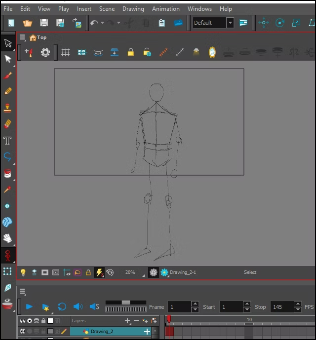 ريغ تون بوم هارموني رسم شخصيات الانمي في البرنامج anime character rig toonboom