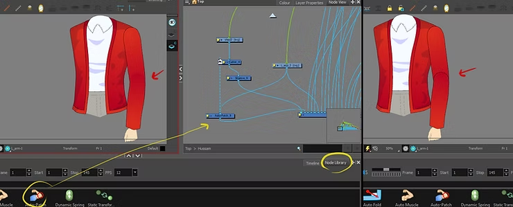 ريغ تون بوم هارموني رسم شخصيات الانمي في البرنامج anime character rig toonboom