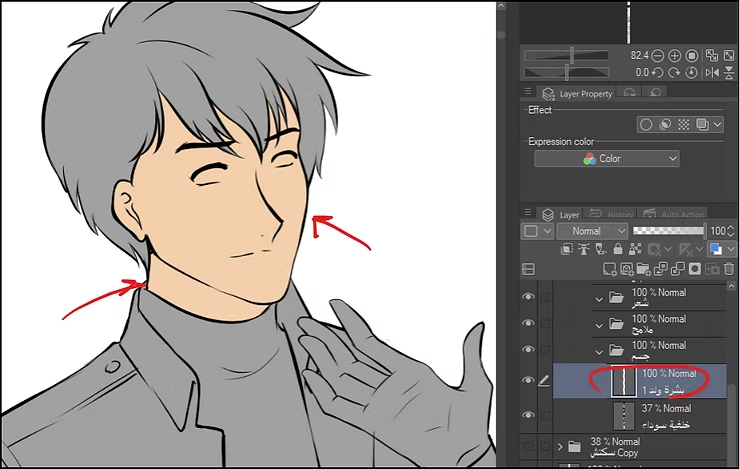 تعلم صناعة الويبتون طريقة تلوين الويب تون بسهولة Learn how to color webtoons easily.