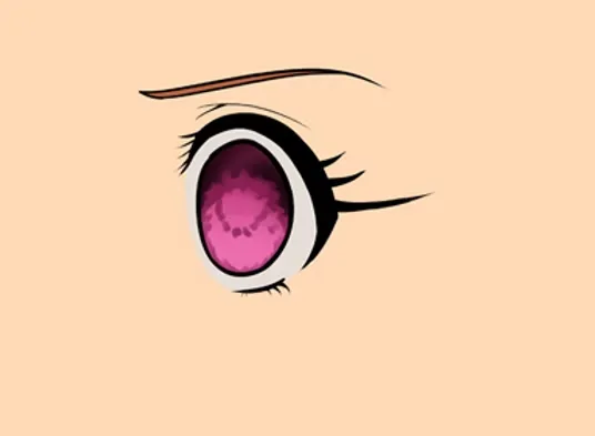 تلوين عين الانمي بأسلوب جذاب للمبتدئين والمحترفين سمر ارت