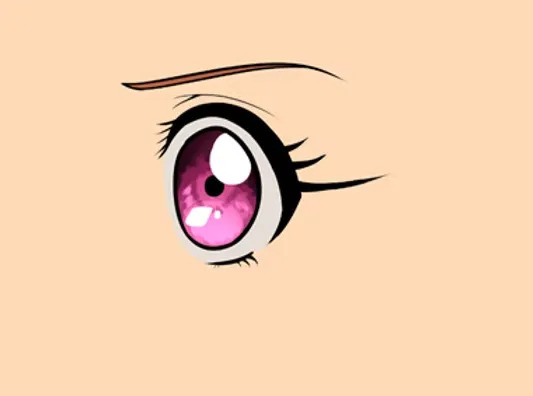 تلوين عين الانمي بأسلوب جذاب للمبتدئين والمحترفين سمر ارت