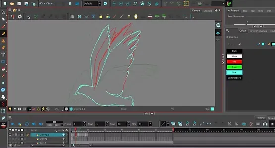 دليل تحريك حمامة انمي تطير بأسهل طريقة بالصور سمر ارت