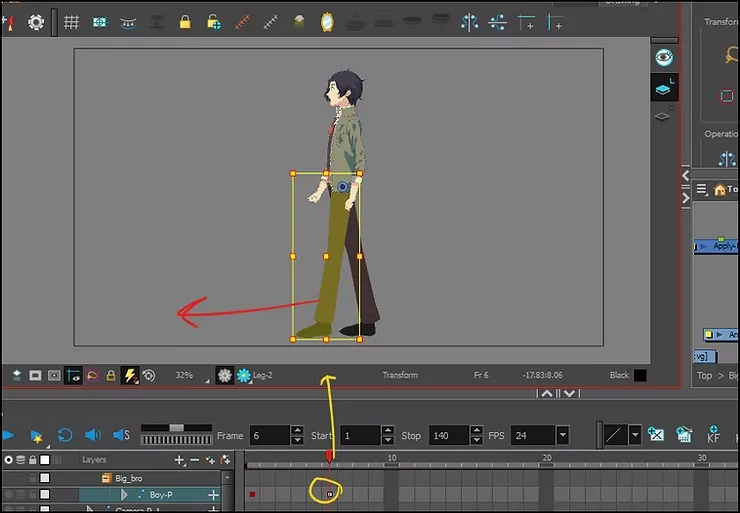 دليلك الشامل من أجل تحريك شخصية انمي تمشي بالعظام سمر ارت
