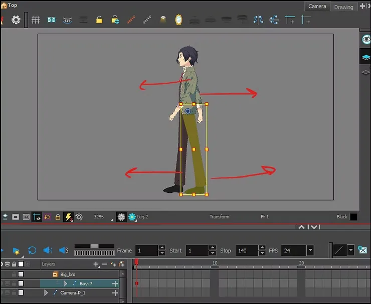 دليلك الشامل من أجل تحريك شخصية انمي تمشي بالعظام سمر ارت