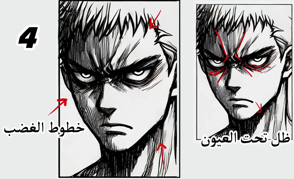 طريقة رسم تعابير الوجه المعقدة في الانمي و المانجا مع سمر ارت
