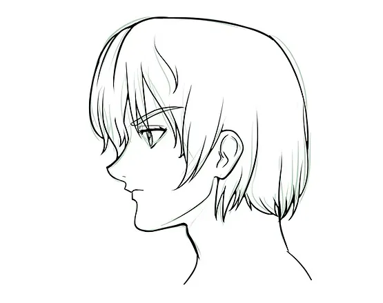 كيف ترسم وجه الانمي من الجانب بدقة متناهية سمر ارت